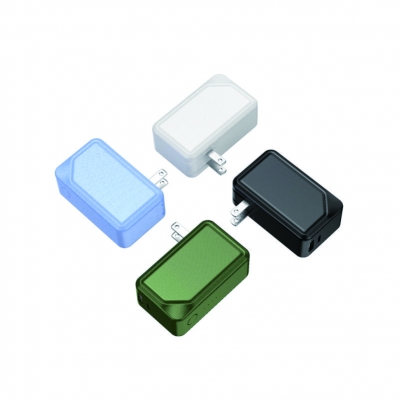 Mini Wall Foldable Plug 22.5W Fast Charging 5000mAh Type-C&USB out Jelly Colorful Power Bank