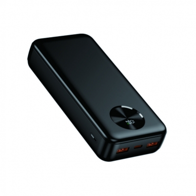20000mAh 22.5W+PD20W  LED display White/black/blue power bank